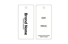 Etiquetas penduradas Model HT-M117