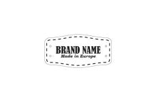 Etiquetas de couro legítimo Model EP-M14