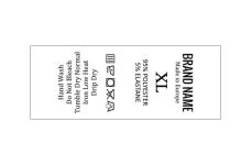 Etiquetas de composição têxtil Model TC-M26