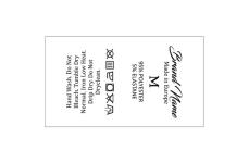 Etiquetas de composição têxtil Model TC-M336