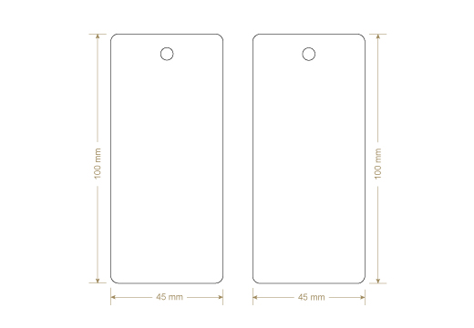 Etiqueta de cartão Model HT-M111