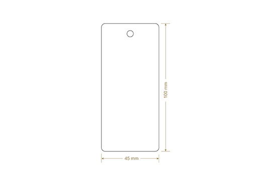 Etiqueta de cartão Model HT-M117