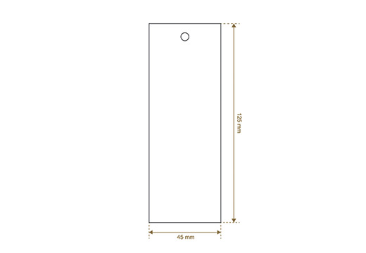 Etiqueta de cartão Model HT-M122
