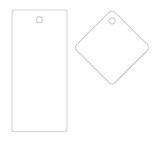 Etiqueta de pendura Model HT-M94