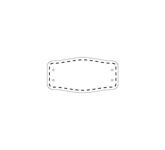 Etiqueta em imitação de couro Model EP-M114