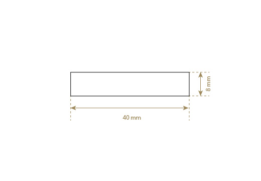 Etiqueta de couro sintético Model EP-M125