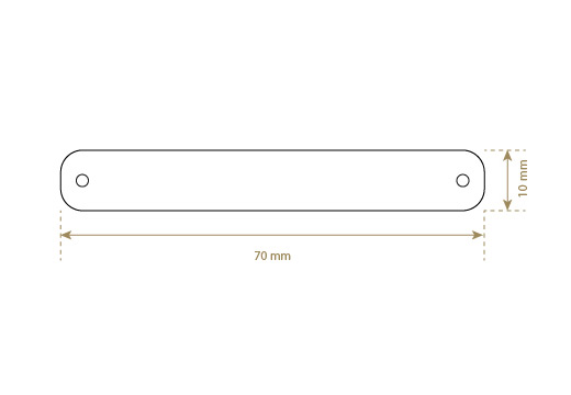 Etiqueta de couro artificial Model EP-M130