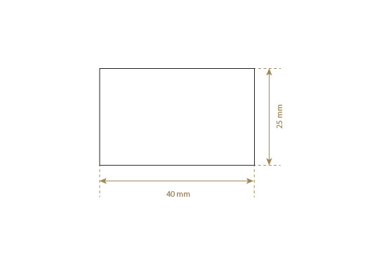 Etiqueta de couro sintético Model EP-M133