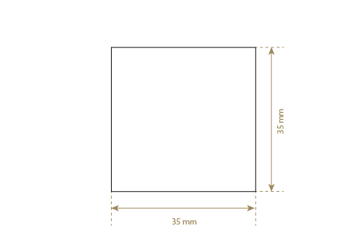 Etiqueta de couro sintético Model EP-M145