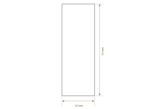 Etiqueta de couro artificial Model EP-M160