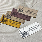 Etiquetas de couro sintético - EP-M164