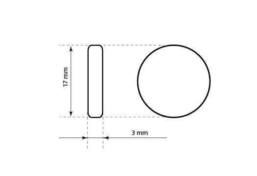 Selo plástico para roupas Model ST-M55