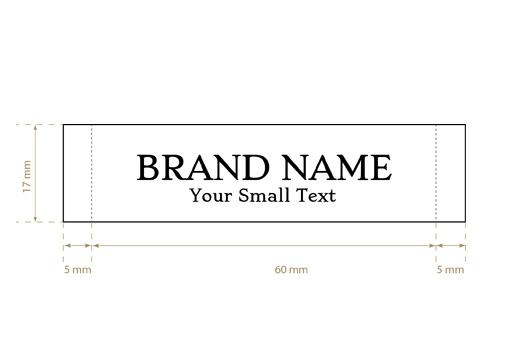 Etiqueta de tecido Pure Style Model WL-M30