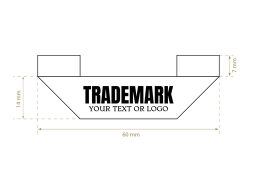 Etiqueta tecida Kind Style Model WL-M36